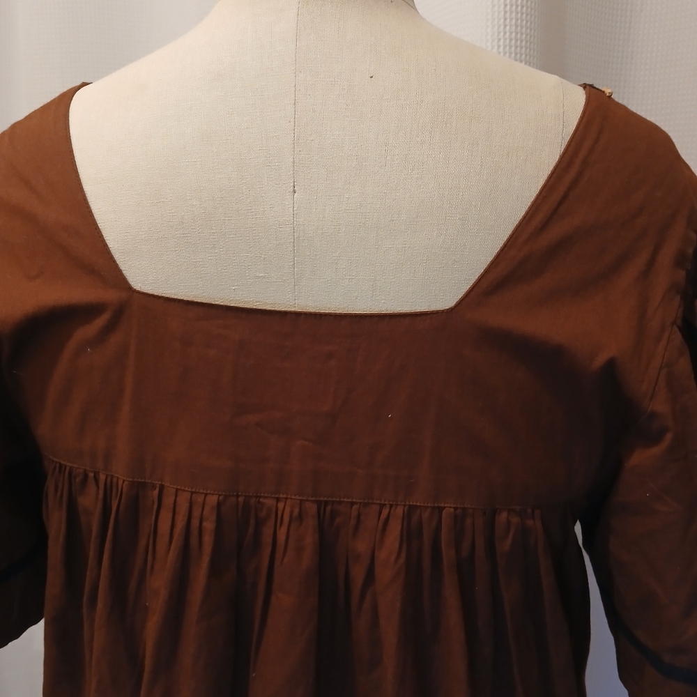 Vintage Cotton Dress Size M - Picture 6 of 8
